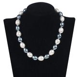 Chunky Necklace with 14*16mm Shell Beads