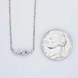 Moissanite 925 Silver Necklace D Pendants Choker for Women