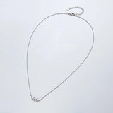 Moissanite 925 Silver Necklace D Pendants Choker for Women