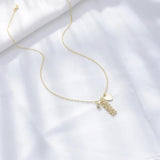 Heart MAMA Letter Pendant Necklace 925 Sterling Silver