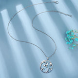 Wave CZ Necklace 925 Sterling Silver Chain Dolphin Tail Fin Necklaces