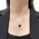 S925 Silver Scorpion Pendant Necklace with Austrian Crystal