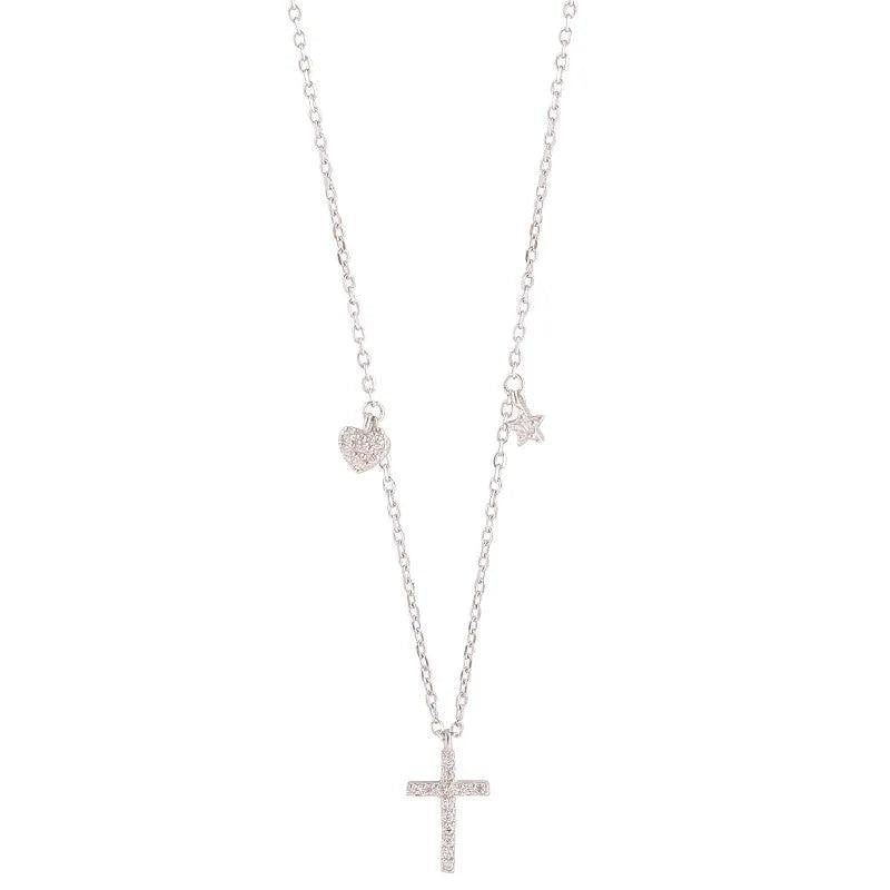 Smoothidoo 925 Silver Star Necklace for Women