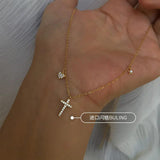 Smoothidoo 925 Silver Star Necklace for Women
