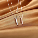 Geometric 925 Sterling Silver Necklace for Women