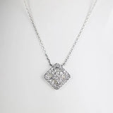 Rectangle Diamond Necklace Female Collar Chain Jewelry
