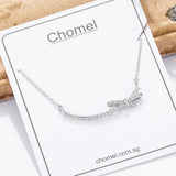 925 Silver Smile Necklace Bow Choker Hipster