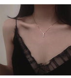 925 Silver Crystal Necklace Set for Girlfriends
