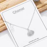 Starfish Shell Necklace 925 Sterling Silver Couple Lover For Women Fine Jewelry