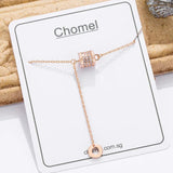 925 Sterling Silver Tassel Pendant Necklace for Women