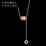 925 Sterling Silver Tassel Pendant Necklace for Women