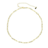 925 Sterling Silver Square Link Chain Necklace for Women