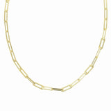 925 Sterling Silver Square Link Chain Necklace for Women