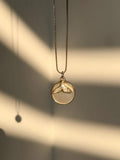 Mermaid Tail Shell Pendant Necklace, Choker Chain
