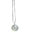 Mermaid Tail Shell Pendant Necklace, Choker Chain