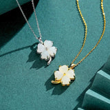 925 Silver Necklace Natural Jade Pendant Retro Style