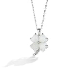 925 Silver Necklace Natural Jade Pendant Retro Style