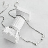 925 Silver Elephant Necklace Clavicle Chain Women