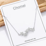 925 Silver 5 Star Necklace Women Singapore Fine Jewelry