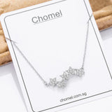 925 Silver 5 Star Necklace Women Singapore Fine Jewelry