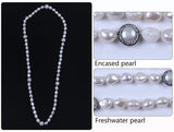 Baroque Shape Freshwater Pearl Necklace for Women