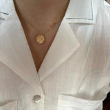 925 Silver Chain with Bow and Arrow Coins Pendant