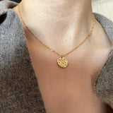 925 Silver Chain with Bow and Arrow Coins Pendant