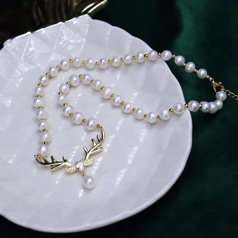 Freshwater Pearl Necklace, Light and Luxurious, Versatile Necklace