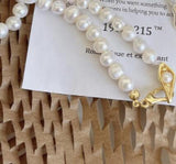 925 Silver Freshwater Pearl Bead Necklace Choker