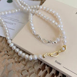 925 Silver Freshwater Pearl Bead Necklace Choker