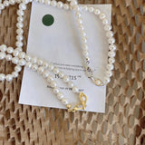 925 Silver Freshwater Pearl Bead Necklace Choker