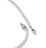 925 Silver Freshwater Pearl Bead Necklace Choker