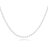 Winter Polished Ball Chain Necklace - Fits Sterling Silver Charms & Beads