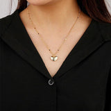 S925 Sterling Silver LOVE YOU Necklace Pendant Jewelry