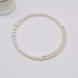 Natural Baroque 8-9mm Shell Pearl Necklace AAA+