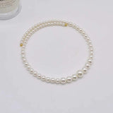 Natural Baroque 8-9mm Shell Pearl Necklace AAA+
