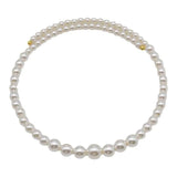 Natural Baroque 8-9mm Shell Pearl Necklace AAA+