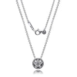 925 Sterling Silver Winter Snowflake Necklace
