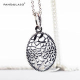 Daisy Lace Necklace 925 Sterling Silver Jewelry For Women
