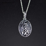 Daisy Lace Necklace 925 Sterling Silver Jewelry For Women