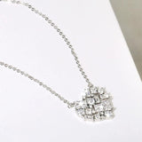 Heart Necklace Female Collar Chain Jewelry Zircon Girl Gift