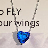 Classic Heart Necklace with Zircon Gift