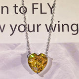 Classic Heart Necklace with Zircon Gift