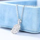 Women Necklace Rectangle Necklace Female Collar Chain Jewelry