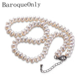 Freshwater Pearl Necklace 8-9mm Beads Jewelry 40cm/45cm/50cm
