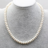 Freshwater Pearl Necklace 8-9mm Beads Jewelry 40cm/45cm/50cm