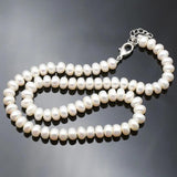 Freshwater Pearl Necklace 8-9mm Beads Jewelry 40cm/45cm/50cm