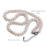 Freshwater Pearl Necklace 8-9mm Beads Jewelry 40cm/45cm/50cm