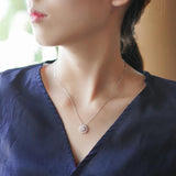 Zircon Snow Flower Necklace for Women