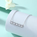 S925 Sterling Silver Round Border Necklace Pendant